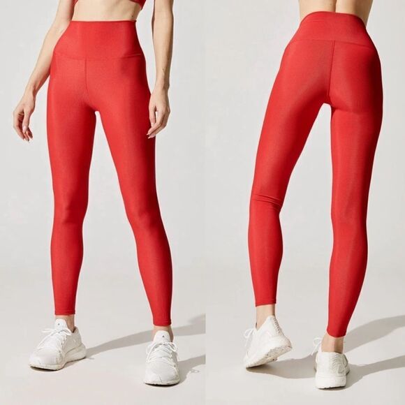 Beach Riot Ayla Ribbed Legging Red - Picture 12 of 12